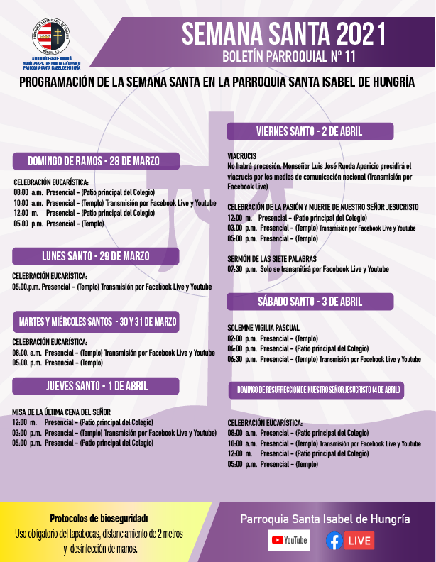 Programación Semana Santa