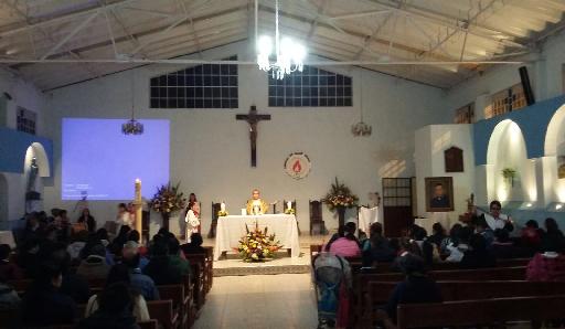 Celebración litúrgica del santo patrono Alberto Hurtado